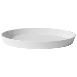 Vassoio ovale fondo cm42x24 Bianco
