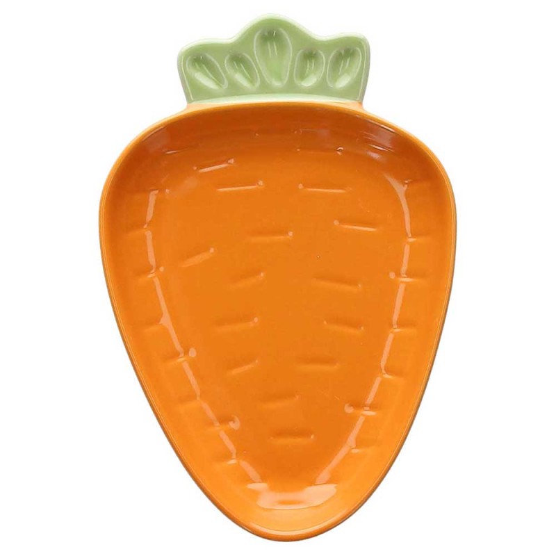 Piatto carota cm 18x12h2,5 Pachy