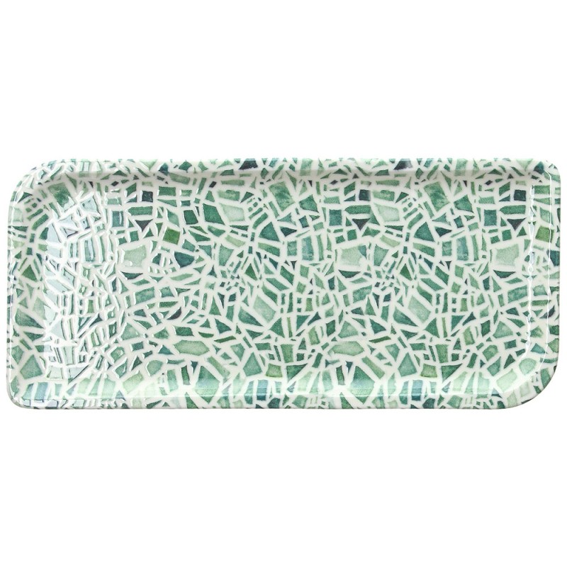 Piatto rettangolare cm 36 x 16,5 Emerald
