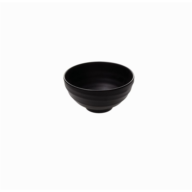 Bowl con piede cm 22 x H 11 Nero