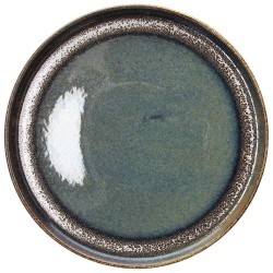 Piatto edge cm 27 Blue and Brown