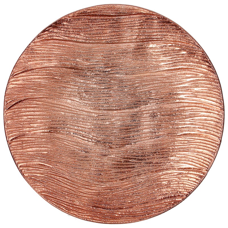 Piatto rotondo rame cm 33 Dune