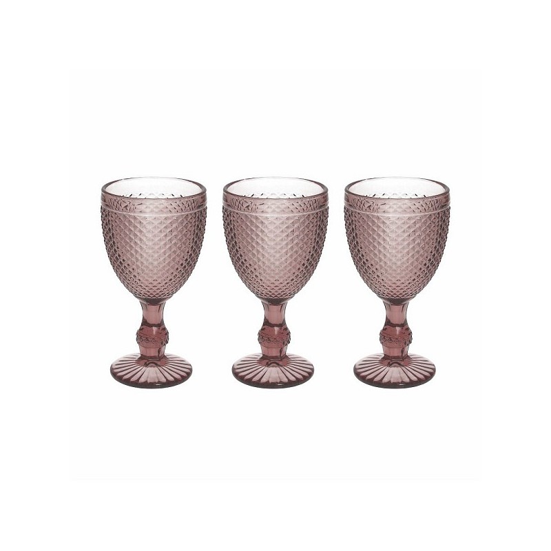 Set 3 Calici Cc280 Diamante Ciclamino
