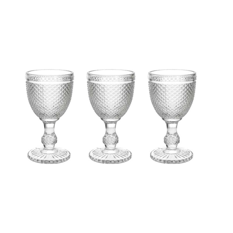 Set 3 Calici Cc280 Diamante Trasparente