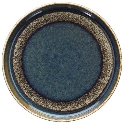 Piatto edge 17 cm Blue and Brown