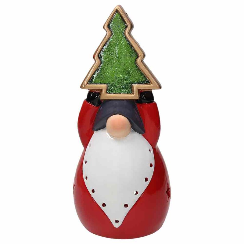 Babbo albero con led h 25 Babbo