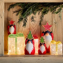 Babbo albero con led h 25 Babbo