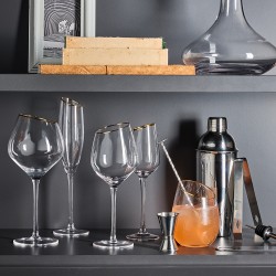 Set 6 Calici Cc 430 Vino Oro