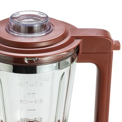 Frullatore con bicchiere in vetro 0,8 Lt Iridea Rosso
