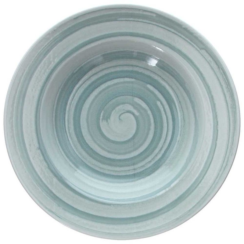 Pastabowl cm 27xh5 Aura spirale blu Pastabowl cm 27xh5 Aura spirale blu