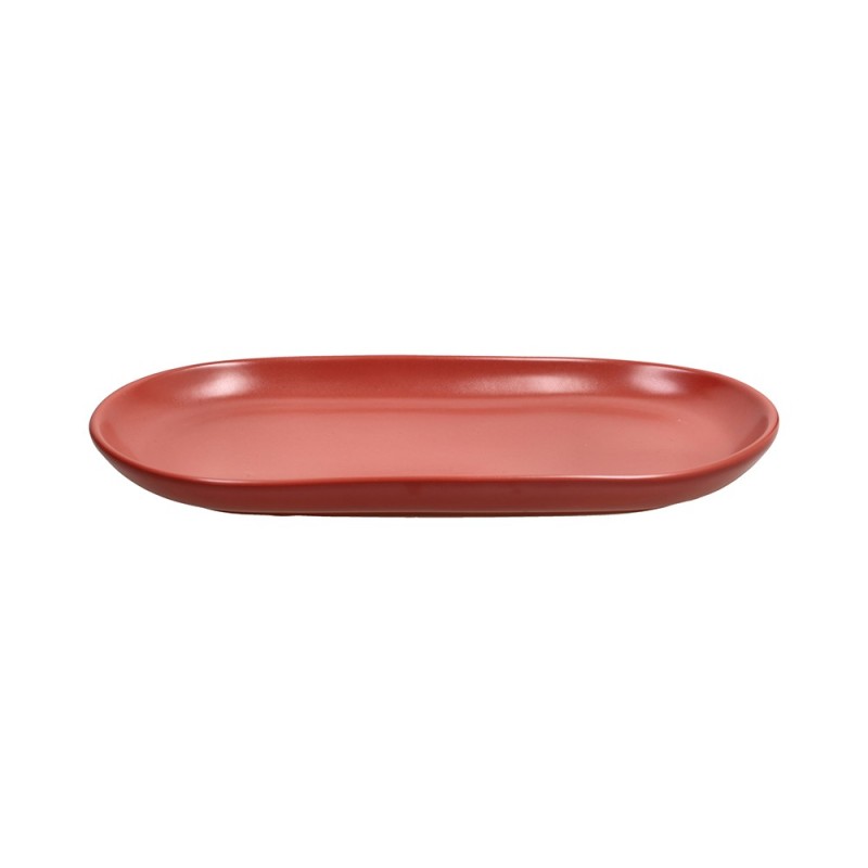 Vassoio Ovale 24 x 13 cm Rosso Mela Vassoio Ovale 24 x 13 cm Rosso Mela