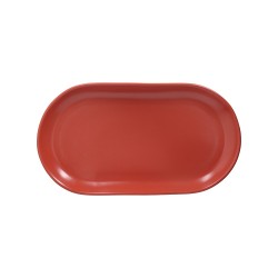 Vassoio Ovale 24 x 13 cm Rosso Mela