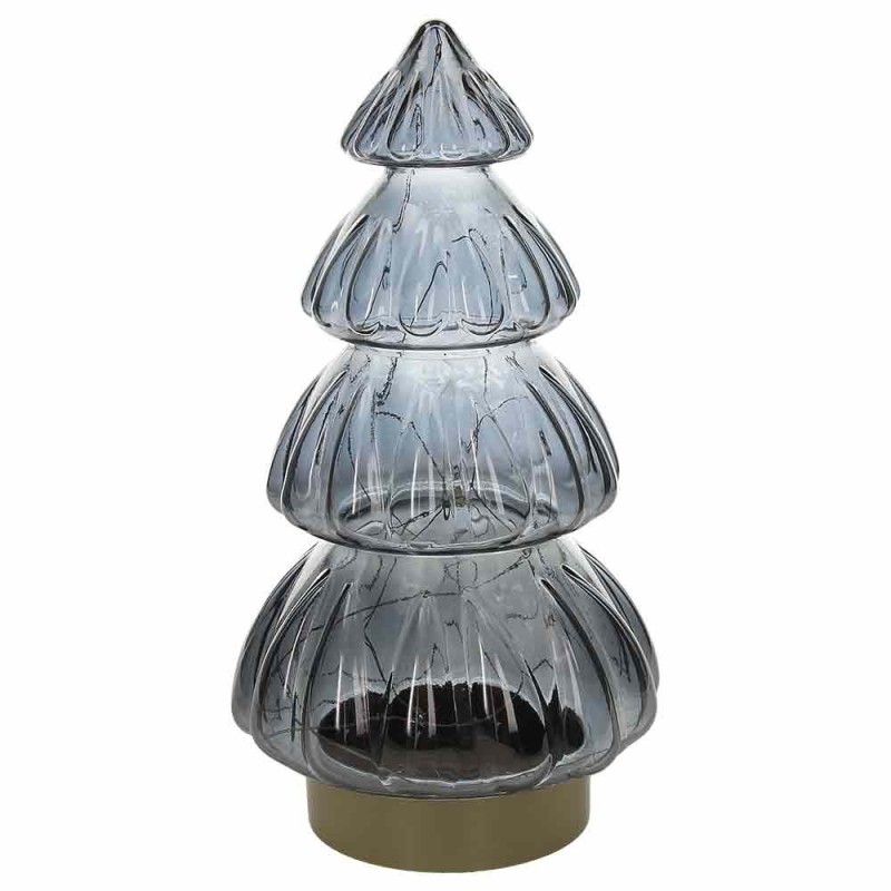Albero con led fume H cm 28,5 Xmas Wood