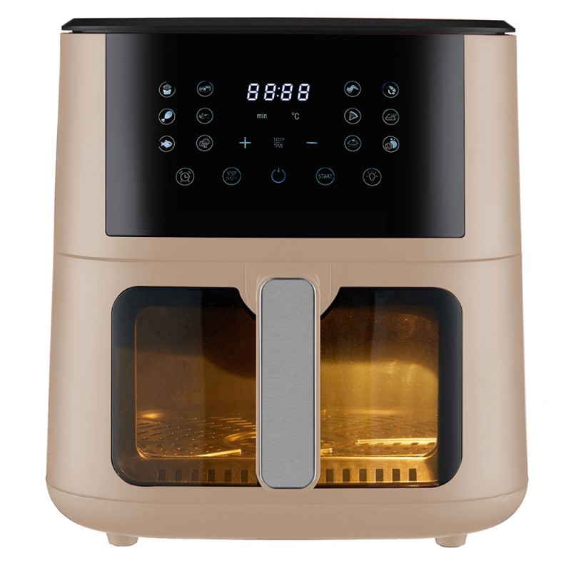 Friggitrice Ad Aria 10 L 2 Resistenze Champagne