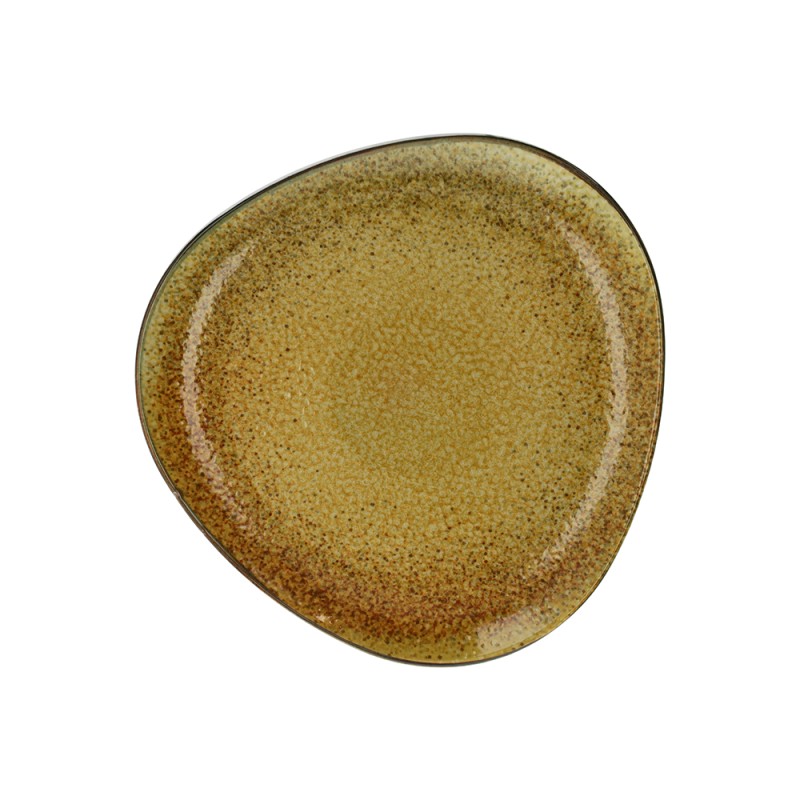 Piatto Piano Cm 27x28 Mustard