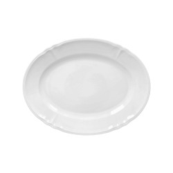 Ovale Piano Cm 30             Rilievo Bianco