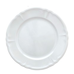 Rotondo Piano Cm 31           Rilievo Bianco