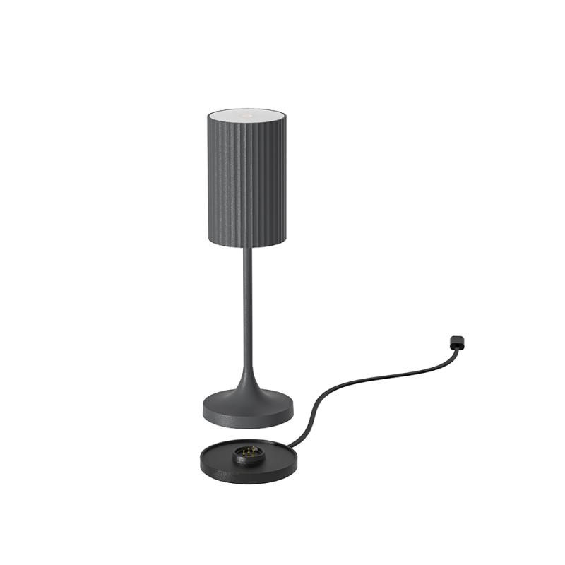 Lampada da tavolo h 20 cm Dark Grey