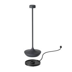 Lampada da tavolo h 25 cm Dark Grey