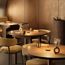 Lampada da tavolo h 25 cm Corten