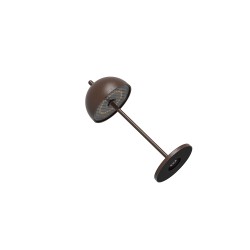 Lampada da tavolo h 20 cm Corten