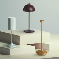 Lampada da tavolo h 20 cm Corten