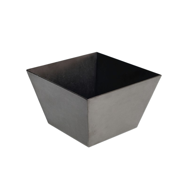Square Bowl Large 13 Cm Black & Gold