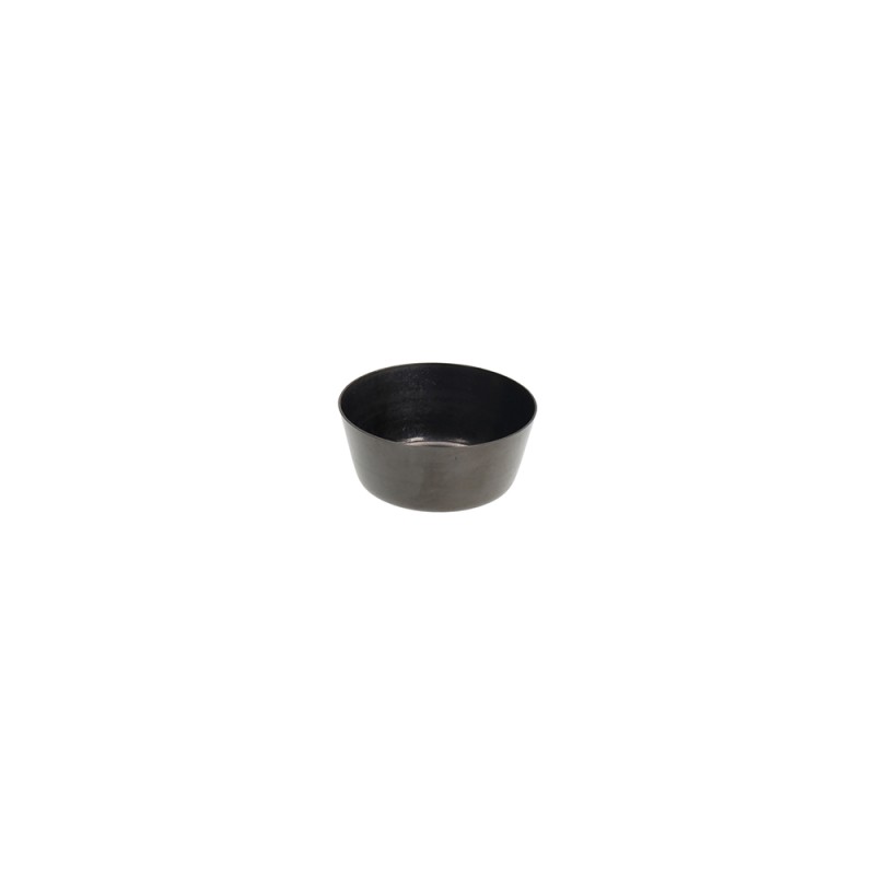 Mini Round Bowl 6 Cm Black & Gold