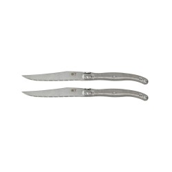 Set 2 Coltello Bistecca Steel