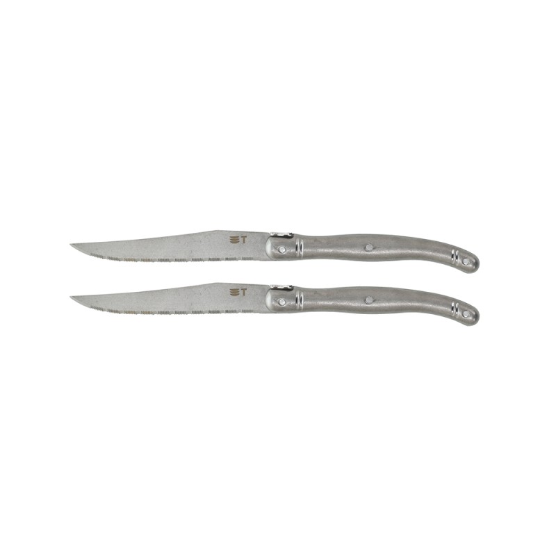Set 2 Coltello Bistecca Steel