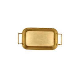 Tegame rotondo con manico Cm16,5 18/10   Living Golden