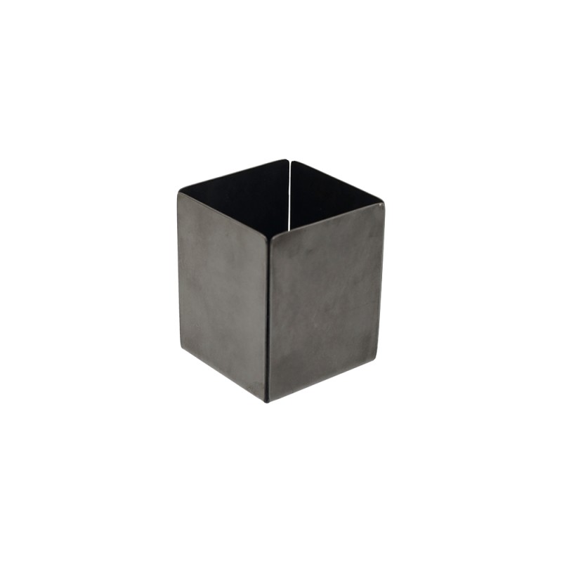 Portabustine Quadrato Living Black & Gold