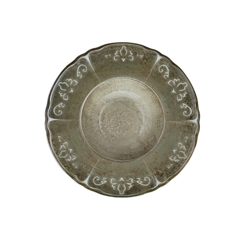 Piatto Fondo Gourmet Cm 28 Rilievo Rustico