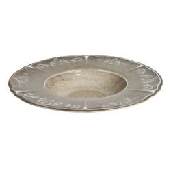Piatto Fondo Gourmet Cm 28 Rilievo Rustico