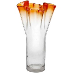 Vaso sfumato arancio h.32 Bizarre
