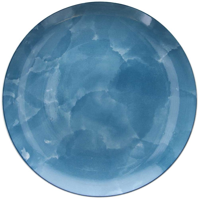 Piatto piano cm 27 Sfera Colorplay Blu
