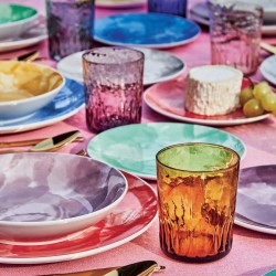 Piatto dessert  cm 19 Sfera Colorplay rosa