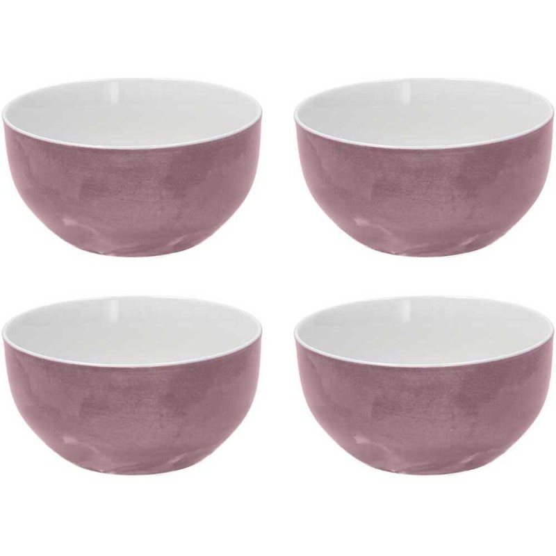 Set 4 coppette cm 14 Sfera Colorplay rosa