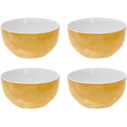 Set 4 coppette cm 14 Sfera Colorplay giallo