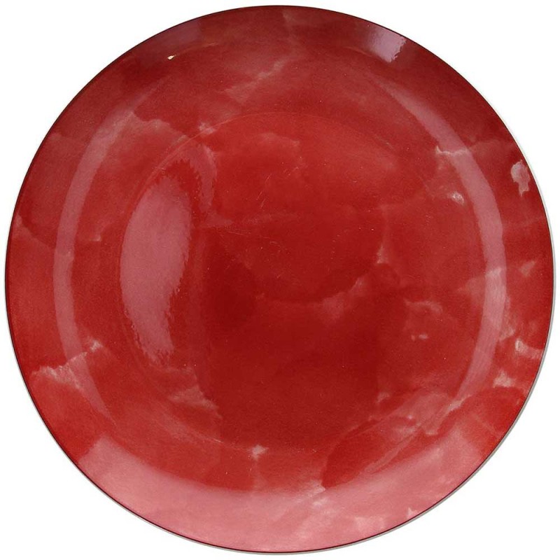Rotondo piano  cm 31 Sfera Colorplay rosso