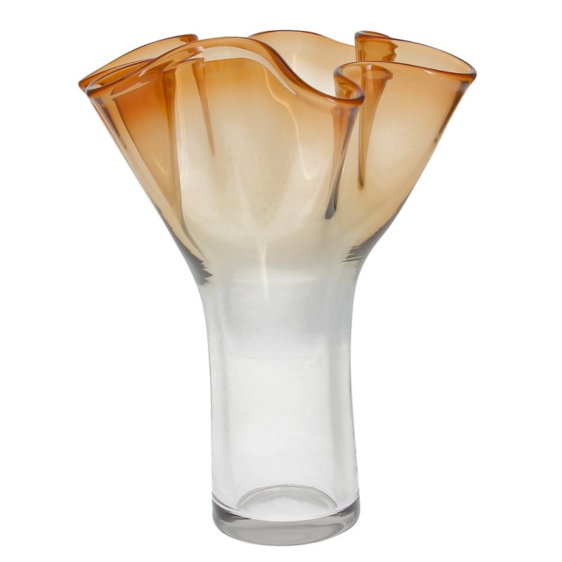 Vaso sfumato arancio h.27 Bizarre