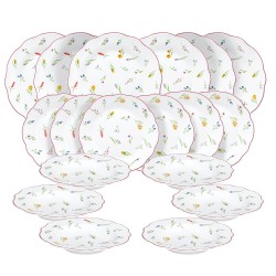Servizio piatti 18 pezzi Millefiori