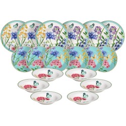 Servizio piatti 18 pezzi Jade