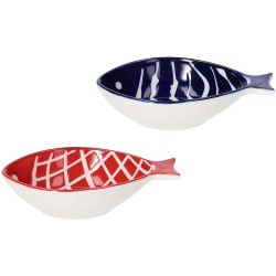 Piattino pesce cm 13x8x3 Fish 2 colori
